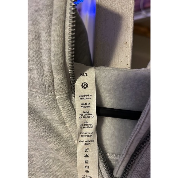 Lululemon gray scuba - Picture 2 of 2